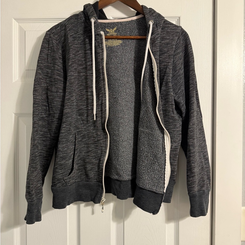 Faded Glory Women's Gray Zip Up Jacket
